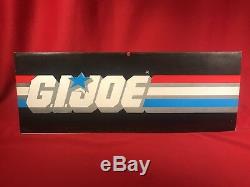 Hasbro Vintage GI Joe Store Display Sign Art Memorabilia 15 X 5.5 in. ARAH Cobra