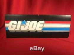 Hasbro Vintage GI Joe Store Display Sign Art Memorabilia 15 X 5.5 in. ARAH Cobra