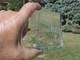 Hawkes Crystal Deep Etch Store Display Sign Paperweight Rare Near Mint Free S&h