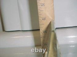 Hawkes Crystal Deep Etch Store Display Sign Paperweight Rare Near Mint Free S&h