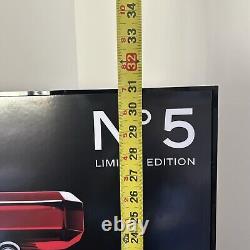 Huge Chanel Store Display Sign Double Sided Advertising No 5 Red Parfume Limited