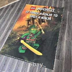 Huge RARE Ninjago LEGO Store Display Lenticular Disappearing Lloyd 5.5' X 4