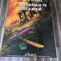 Huge RARE Ninjago LEGO Store Display Lenticular Disappearing Lloyd 5.5' X 4