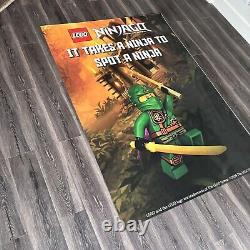 Huge RARE Ninjago LEGO Store Display Lenticular Disappearing Lloyd 5.5' X 4