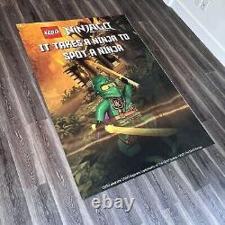 Huge RARE Ninjago LEGO Store Display Lenticular Disappearing Lloyd 5.5' X 4