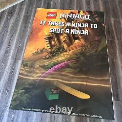 Huge RARE Ninjago LEGO Store Display Lenticular Disappearing Lloyd 5.5' X 4