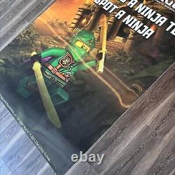 Huge RARE Ninjago LEGO Store Display Lenticular Disappearing Lloyd 5.5' X 4