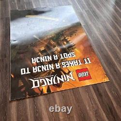 Huge RARE Ninjago LEGO Store Display Lenticular Disappearing Lloyd 5.5' X 4