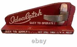 Idealatch Antique Display/Sales Mans Sample Advertising Sign (Rare Find)