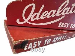 Idealatch Antique Display/Sales Mans Sample Advertising Sign (Rare Find)
