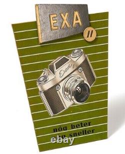 Ihagee Exa Shop Display Dutch Advertising Exa II Camera Zeiss Tessar 50mm Lens