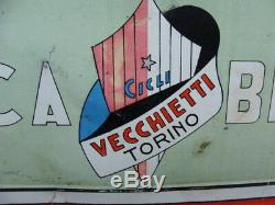 Insegna Fabbrica Biciclette Vecchietti Torino Old Sign Eroica