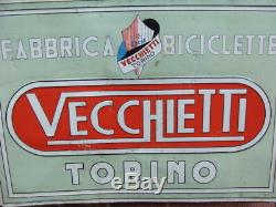 Insegna Fabbrica Biciclette Vecchietti Torino Old Sign Eroica