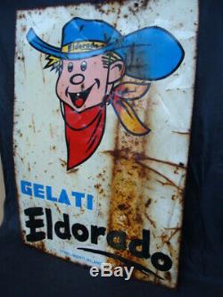 Insegna Gelati Eldorado old sign