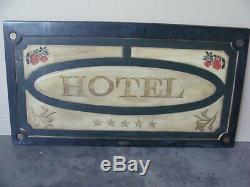 Insegna Hotel Sign Vintage