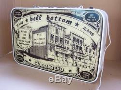 Insegna Luminosa Originale Jeans Bell Bottom Sign Neon Vintage