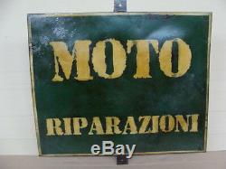 Insegna Riparazioni Moto Cartello Targa Sign