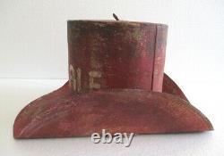 Iron Hat Trade Store Display Advertisement Sign Hats Sale Hanging