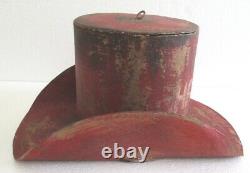 Iron Hat Trade Store Display Advertisement Sign Hats Sale Hanging