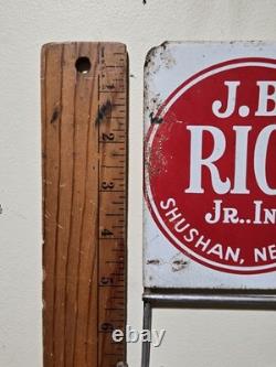 J. B. RICE SEEDS Sign Store Display 1956 Seeds We Are Proud To Sell 37x18.5
