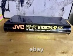 JVC HI-FI VIDSTAR VHS STORE DISPLAY LIGHTED SIGN HRD725U STEREO VCR Vintage Work