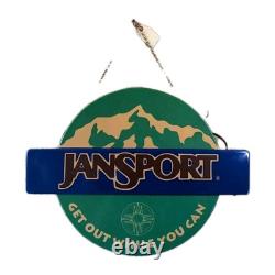 Jansport Store Display Sign Get Out. 18 x 23 Vintage 1994 Hardwired