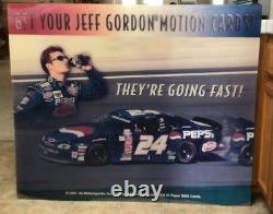 Jeff Gordon 2001 K-Mart Lenticular Trading Card Promo Store Display Sign 48