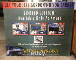 Jeff Gordon 2001 K-Mart Lenticular Trading Card Promo Store Display Sign 48