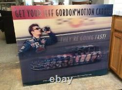 Jeff Gordon 2001 K-Mart Lenticular Trading Card Promo Store Display Sign 48