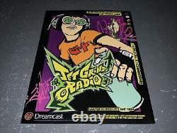 Jet Grind Radio Promo Poster Vintage Sega Dreamcast Store Display Sign Authentic