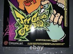 Jet Grind Radio Promo Poster Vintage Sega Dreamcast Store Display Sign Authentic