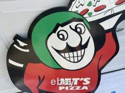 Jets Pizza Rocket Man Mascot Sign Store Display Jetpack Original Large