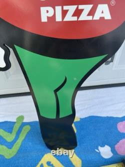 Jets Pizza Rocket Man Mascot Sign Store Display Jetpack Original Large