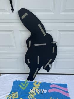 Jets Pizza Rocket Man Mascot Sign Store Display Jetpack Original Large