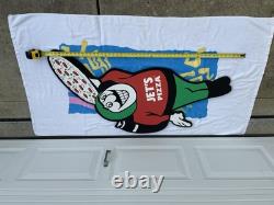 Jets Pizza Rocket Man Mascot Sign Store Display Jetpack Original Large
