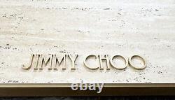 Jimmy Choo Sunglasses/Eyeglasses Store Display Beige Gold Stand Dealer Authentic