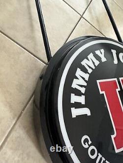 Jimmy John's Store Double Sided Light Up Display Sign 23 With Hanging Stand