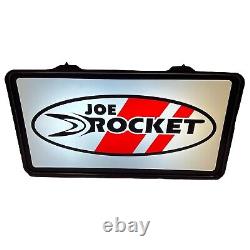 Joe Rocket Sign Light-Up Retail Display Rare Motorcycle