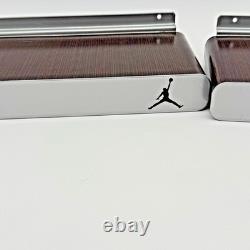 Jordan JumpMan NIKE SB SHOE SHELVES slat wall retail display Metal Vintage Lot 2
