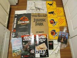 Jurassic Park 1993 Vintage Vhs Store Sign Poster Display Complete Marketing Kit