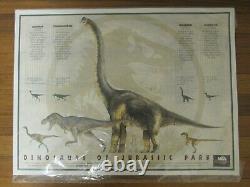 Jurassic Park 1993 Vintage Vhs Store Sign Poster Display Complete Marketing Kit