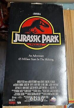 Jurassic Park Hanging Display VHS Cover Box 1994 SHIPPED FLAT HAS WEAR