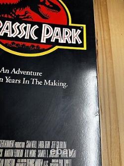 Jurassic Park Hanging Display VHS Cover Box 1994 SHIPPED FLAT HAS WEAR