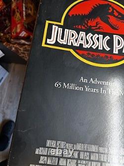 Jurassic Park Hanging Display VHS Cover Box 1994 SHIPPED FLAT HAS WEAR