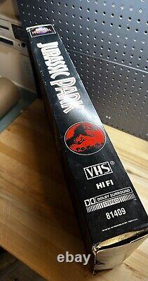 Jurassic Park Hanging Display VHS Cover Box 1994 SHIPPED FLAT HAS WEAR