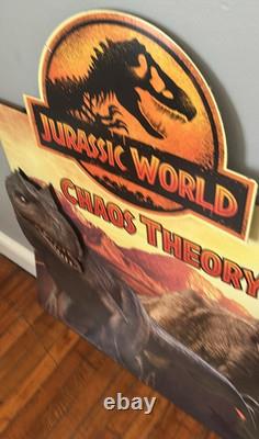 Jurassic World Chaos Theory Movie Store Display Promo Sign Signage Netflix
