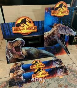 Jurassic World Dominion 2022 3D Walmart End cap Store Display Rare