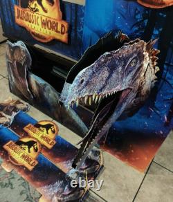 Jurassic World Dominion 2022 3D Walmart End cap Store Display Rare