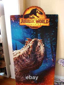 Jurassic World Dominion Store Display Sign 3D Giganotosaurus Dinosaur