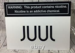 Juul Lighted Double Sided LED Store Display Sign Advertising 21.5W x 16.5H NEW
